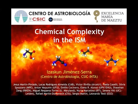 Chemical complexity in the ISM |SEMINARIO 29-5-2020|