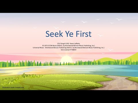 Seek Ye First