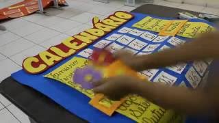 Calendário em E.V.A para sala de aula