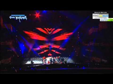 140615 Dream Concert - VIXX & BTOB battle stage