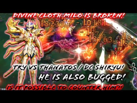 Saint Seiya: Awakening - Divine Cloth Milo is Broken! Try vs Thanatos! Is it Possible to Counter?!