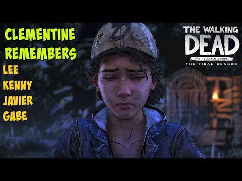 Clementine Remembers Lee, Kenny, Javier, and Gabe - The Walking Dead:Season 4 Episode 1