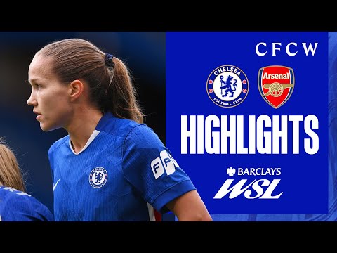 Chelsea Women 0-2 Arsenal Women | HIGHLIGHTS | WSL 2025/26