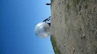 preview picture of video 'Extreme Zorbing in Vinsta, Stockholm'