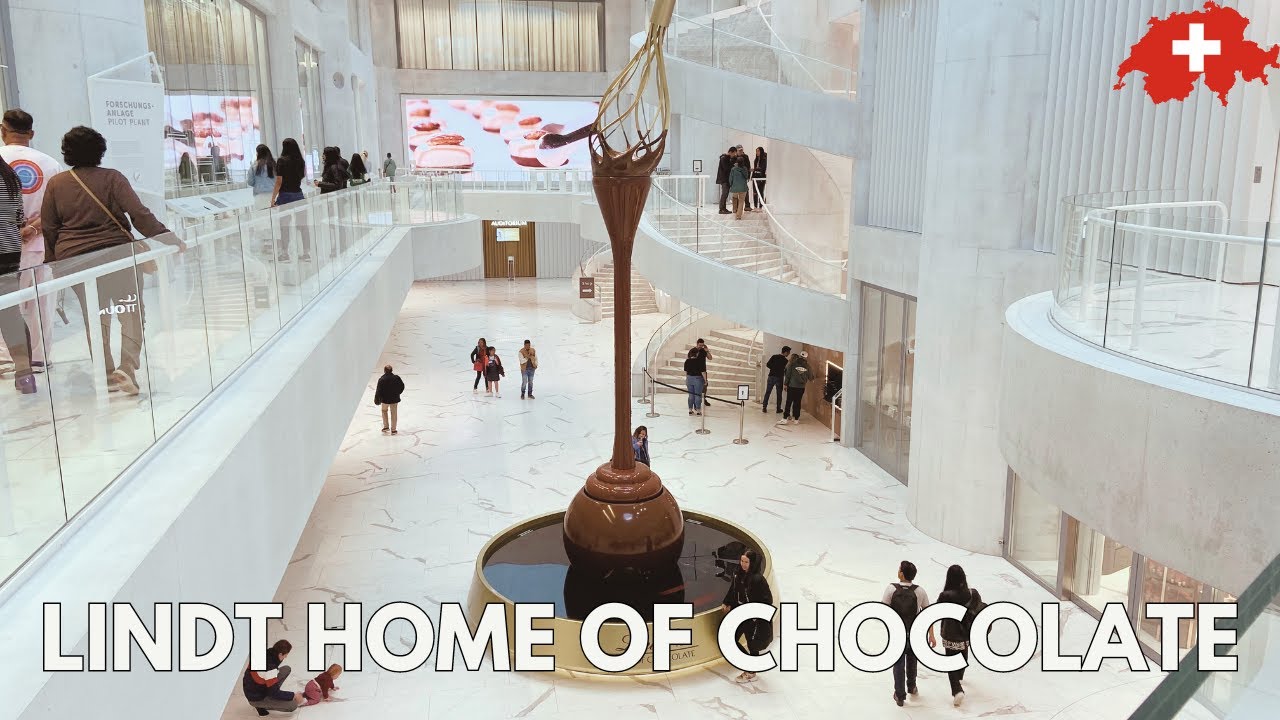 ZURICH 🇨🇭 LINDT HOME OF CHOCOLATE | FACTORY TOUR [4K] | SWITZERLAND 2023 | Gerard Travel Vlogs