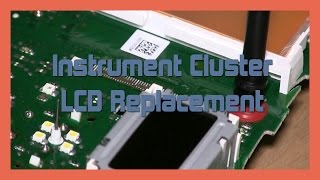 Instrument Cluster LCD Replacement Audi A4 S4 B5 1999-2002