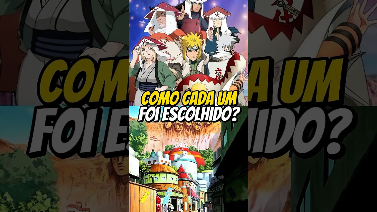 Como cada Hokage assumiu em Naruto?