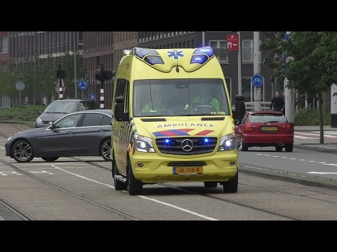 A1 / Spoed Otaris Ambulance 13-108 naar het Mosveld in Amsterdam Noord