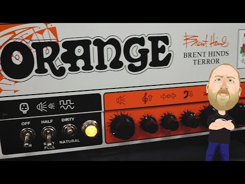 Orange Brent Hinds Terror 2-Channel 15-Watt Guitar Amp Head 2018 - 2019 - White image 4