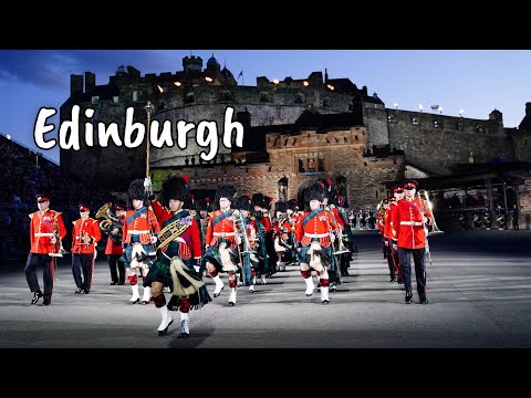 Edinburgh | The royal edinburgh military tattoo 2023 | UK travel vlog | Walking tour 4K
