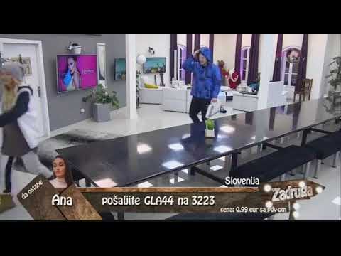 Zadruga - Luna i Sloba u kokosinjcu  01.12.2017