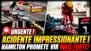 ​🚨 ACIDENTE INCRIVEL EM FUJI! HAMILTON AVISA QUE VEM MAIS FORTE E CONFUSÃO EM SEPANG!