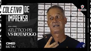 Coletiva pós-jogo Lisca Lorenzi - Atlético-PB X Botafogo-PB