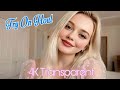 4K Bikini Lingerie Try On Haul New Amazing Transparent Lingerie See Through Dress With Angelina