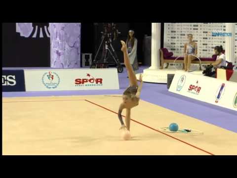 Viktoria Mazur (UKR) All Around Final Ball Izmir ( TUR) 2014