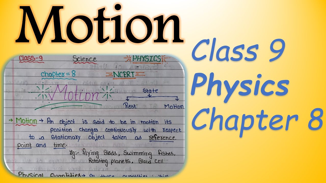 CBSE Class 9 Science (Physics) chapter 8 