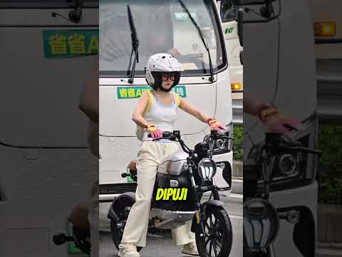 Cewek ini diejek karena bawa motor emaknya buat angkut LPG🤣 #shortviral