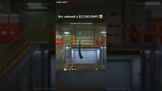 Bro unboxed an EMERALD in CS2