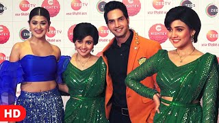 Meet Zee tv Serial Cast Ashi Singh, Sharain Khanduja & Pratham Kunwar At Zee Rishtey Awards 2021 video