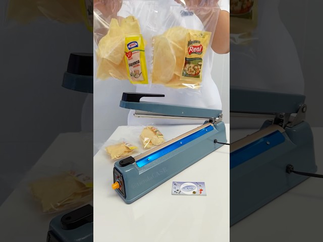 Vídeo relacionado con Hanchen Selladora de Bolsas de Plástico 200mm Sellador Térmico Profesional 310W para Bolsas de Polietileno/de Papel de Aluminio/de Papel Kraft (200mm)