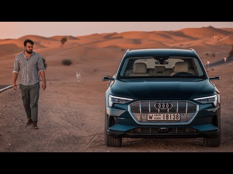 Im 2019 Audi e-tron durch Abu Dhabi's Wüste | Fahrbericht | Review | Test-Drive | Reichweite/Laden