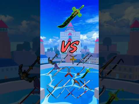 Dark Blade Vs All Swords #bloxfruits #shorts #gaming
