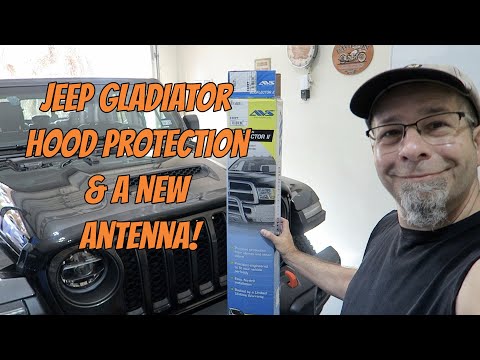 Jeep Gladiator Hood Protection & A New Antenna