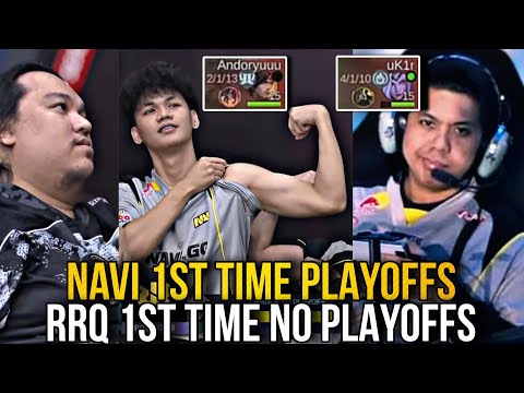 ANDORYUUU, UK1R🇵🇭, NAVI Deny RRQ From PLAYOFFS, TAKING THE SPOT INSTEAD FOR THE 1ST TIME