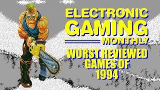 Electronic Gaming Monthly's Worst Reviewed Games of 1994 - Defunct Games