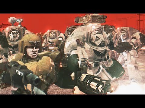 Terminators & Imperial Guard vs Orks! - Unification Mod: Survival | WH40K: Dawn of War: Soulstorm