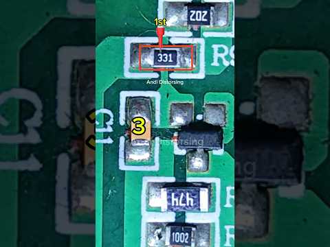 easy way to calculate SMD resistor values ​​with the application #tips #tutorial #smd #resistor #fyp