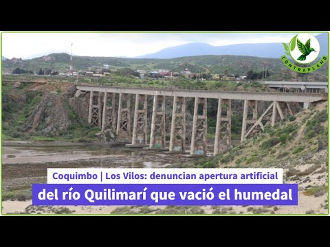Coquimbo | Los Vilos: denuncian apertura artificial del río Quilimarí que vació el humedal