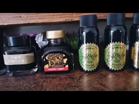 Tinten archivieren nach Kalendermonaten (meine Tintensammlung)