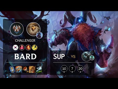 Bard Support vs Senna - KR Challenger Patch 10.10
