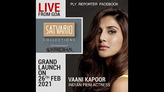 Meet VAANI KAPOOR at SATVARIO 1 MM Laminates launch | LIVE from GOA on Ply Reporter FB Page | 26 Feb