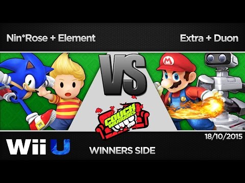 Couchwarriors Ranbat October 2015: Nin*Rose + Element vs. Extra + Duon (WF) - Doubles