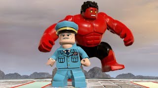 LEGO Marvel Super Heroes 2 - General Ross (Red Hulk) - Open World Free Roam Gameplay HD