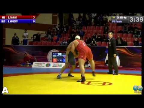 GGP2013 / SARIAT Sabahi (AZE) - KODOEV Zaur (RUS) - GR 120 kg 1/2 final match