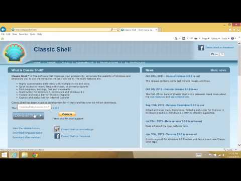 comment installer classic shell