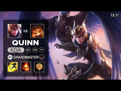 Quinn vs Gnar Top - KR Grandmaster - Patch 13.11 Season 13