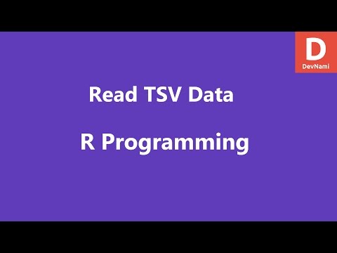 Read TSV Data in R