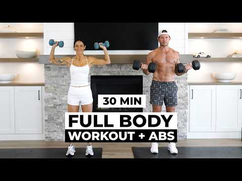 30 Min Full Body Dumbbell Workout at Home