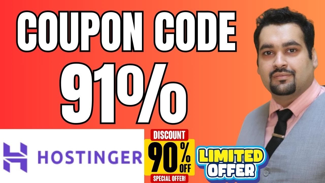 Hostinger Coupon Code 2024 - 91% Discount  Coupon [ADDED]