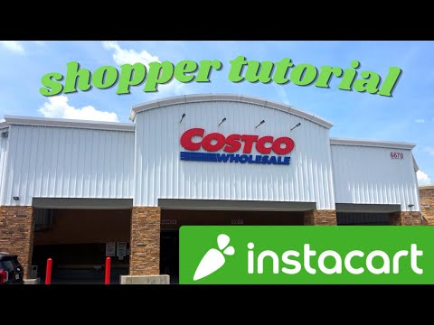 HOW TO INSTACART AT COSTCO || shopper training || shop with me || demo order