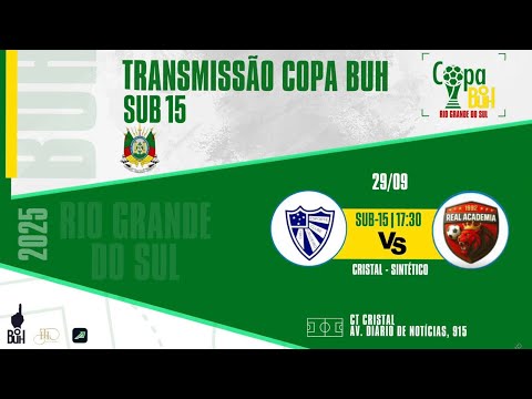 CRUZEIRO X REAL ACADEMIA- AO VIVO | SUB 15 | 17H30 | 29/09/2025 | CT CRISTAL - PORTO ALEGRE