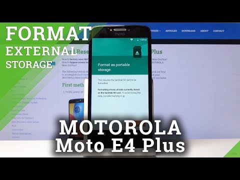 How to Format SD Card in MOTOROLA Moto E4 Plus – Fix External Storage