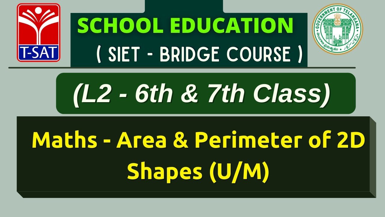 L2 ( 6th & 7th - U/M ) | Maths - Area & Perimeter of 2D Shapes