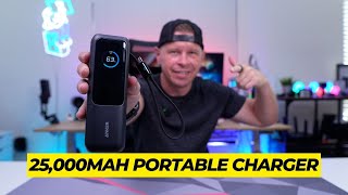 Anker Laptop Power Bank (25K, 165W, Built-In and Retractable Cables) Review