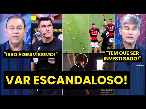 "ISSO É GRAVÍSSIMO, gente!!! TEM QUE SER INVESTIGADO!!!" ÁUDIO DO VAR de Flamengo x Corinthians!