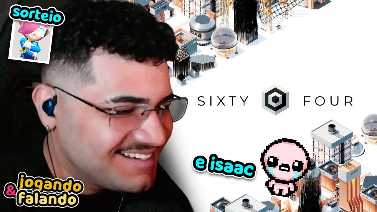 Criando FÁBRICAS no SIXTY FOUR e depois sofrendo no ISAAC 🏭💥 (+sorteio SKIN DA COLETTE) #Lurkit